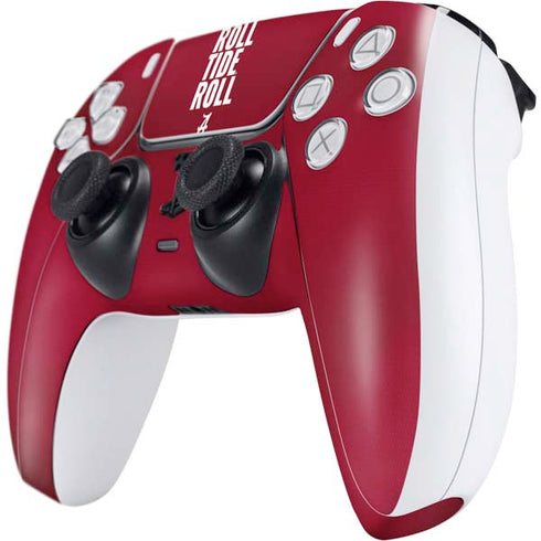 University of Alabama Roll Tide Roll PS5 Controller Skin